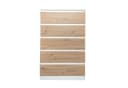 HTI-Living Kommode Thekla 5 Schubladen Weiß-Artisaneiche Modern Bild 4