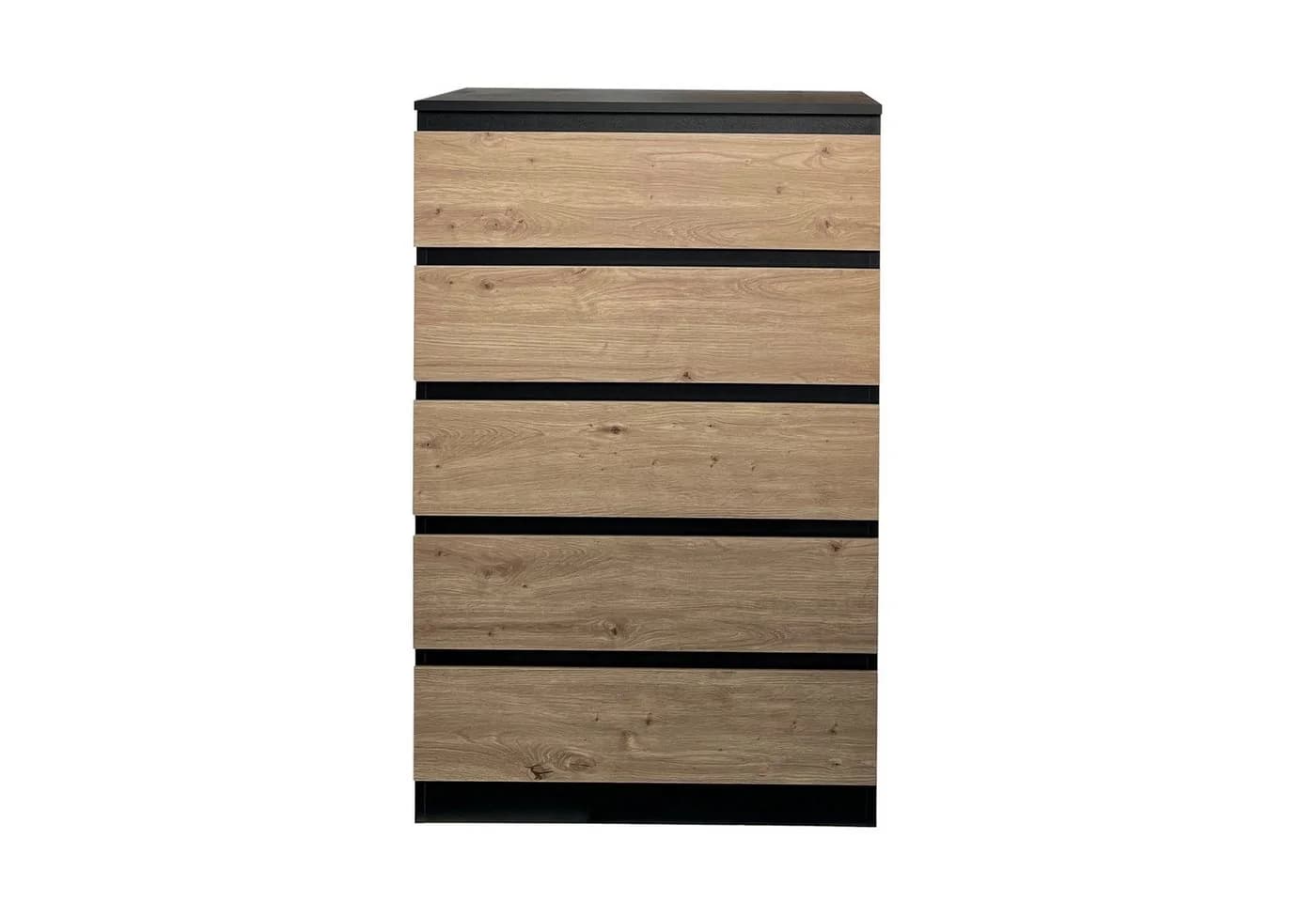 HTI-Living Kommode Thekla 5 Schubladen Schwarz Modern - Bild 4