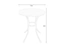 HTI-Living Gartentisch Marocco Braun Metall Bild 4