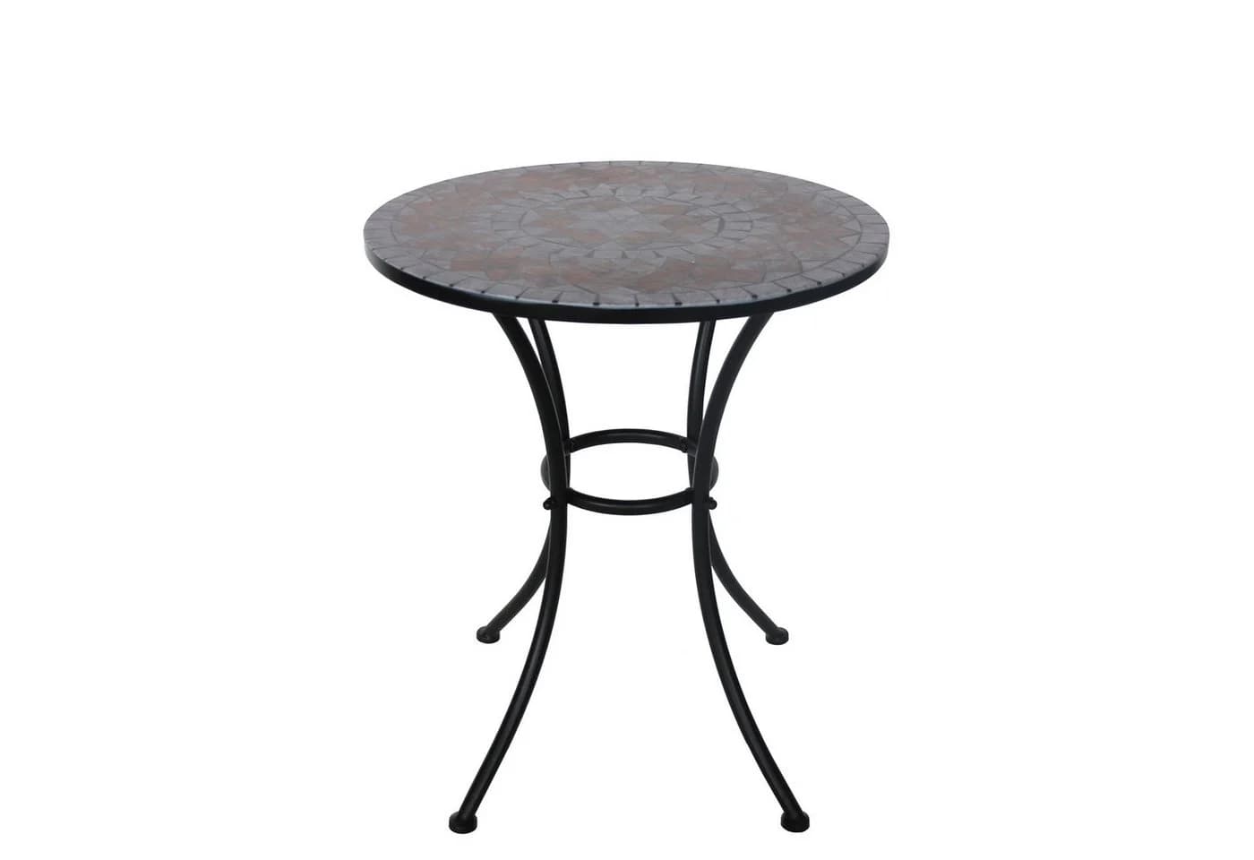HTI-Living Gartentisch Marocco Braun Metall - Bild 5