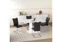 HTI-Living Freischwinger Jean 4er Set Schwarz Kunstleder Bild 2
