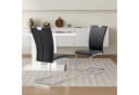 HTI-Living Freischwinger Jean 4er Set Schwarz Kunstleder Bild 3
