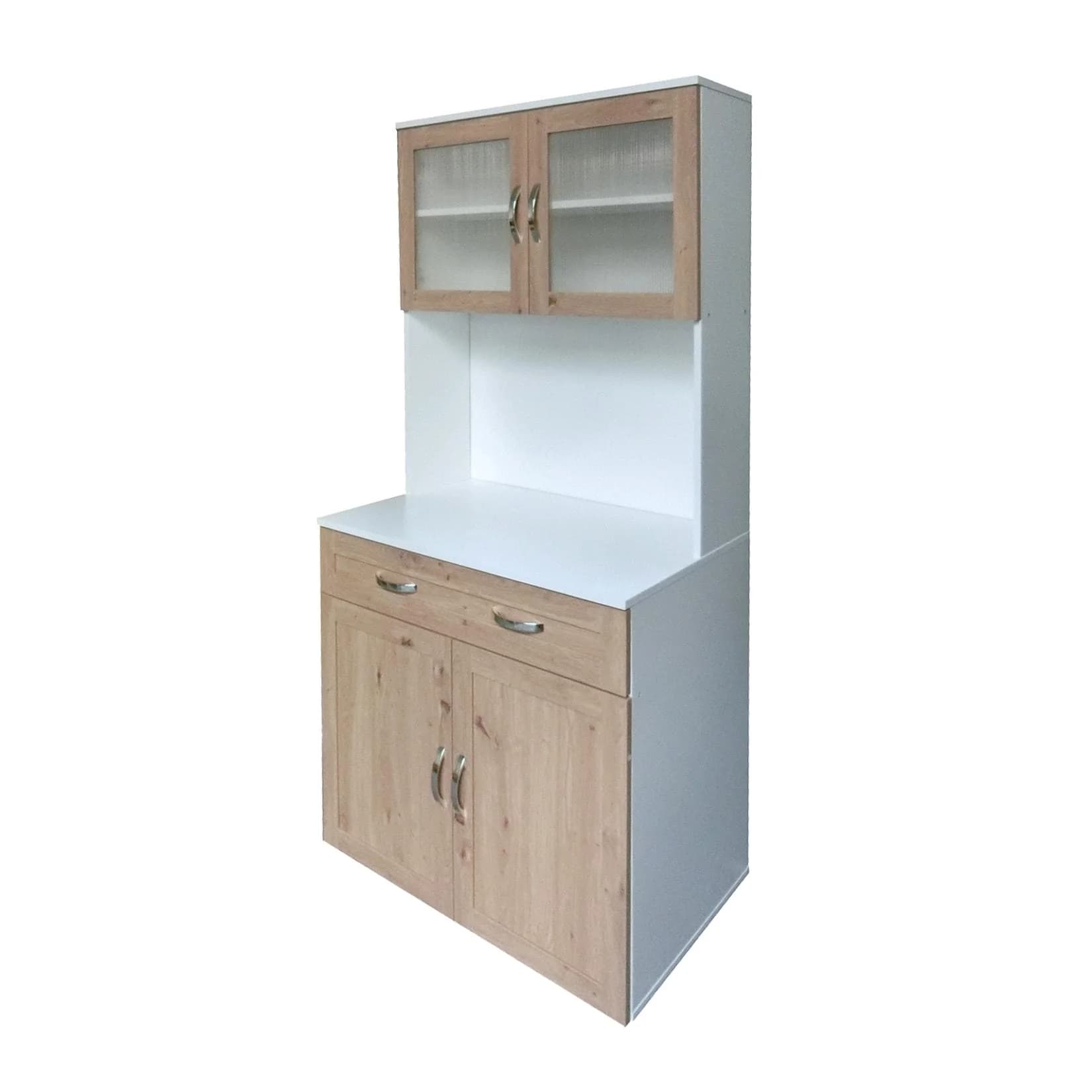 HTI-Living Küchenbuffet Weiß Artisaneiche Blanca