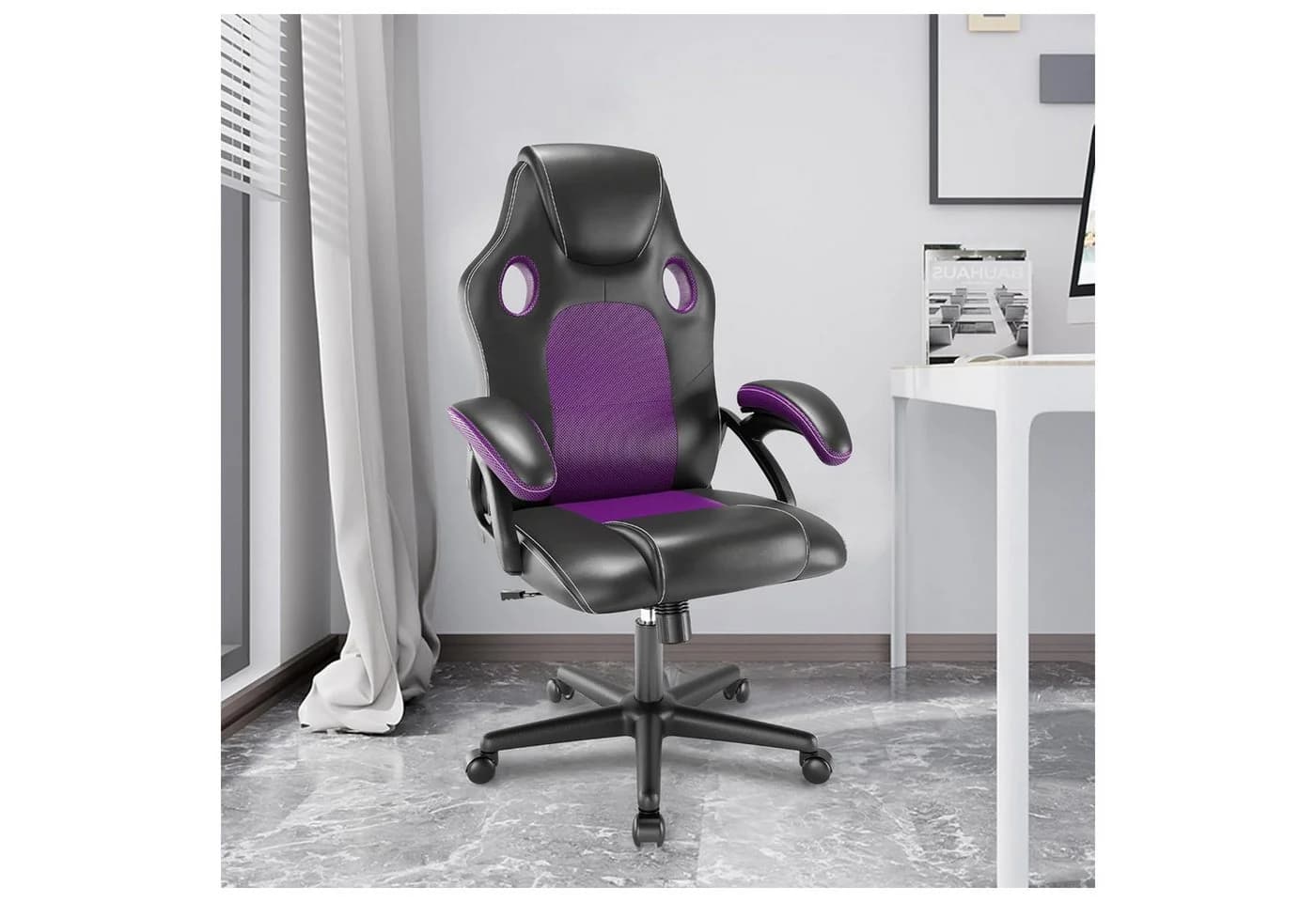 HTI-Living Bürostuhl Daytona ECO Lila Drehstuhl
