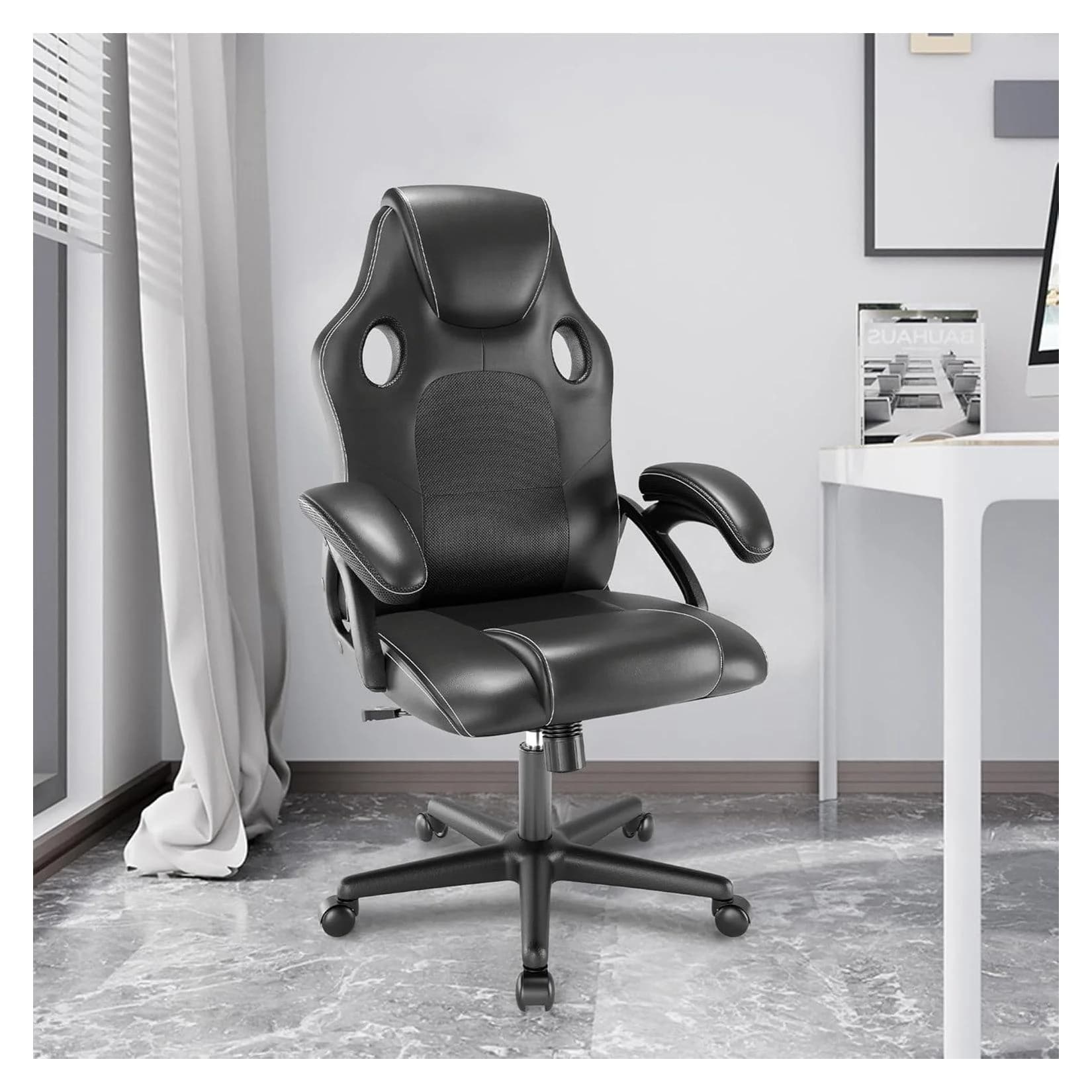 HTI-Living Bürostuhl Eco Daytona Schwarz Gaming Stuhl