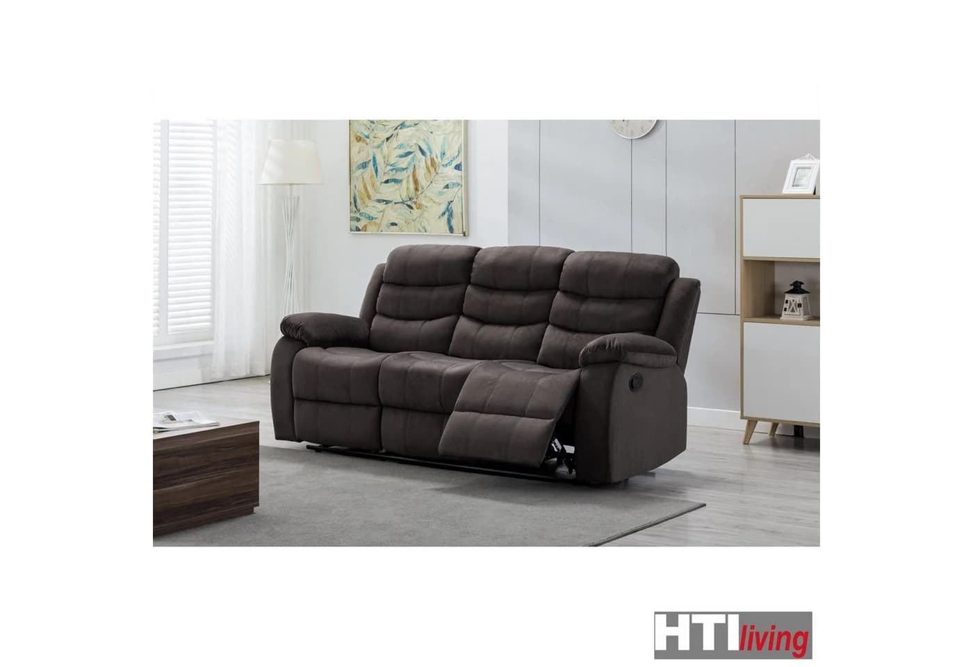 HTI-Living Polstergarnitur 3 Sitzer 2 Sitzer Sessel Kirwall, (Set, 3-tlg., 1x Sofa, 1x Zweisitzer, 1x Sessel), Couch Sessel mit Fußstütze - Bild 4