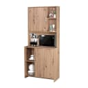 HTI-Living Hochschrank Küchenschrank Malin Eiche-Optik Bild 1