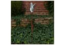 HTI-Living Gartenfigur Blumenstecker Celia Metall Rostoptik Tulpenstil Bild 2