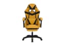 HTI-Living Ergonomischer Gaming Stuhl mit Fußstütze Gelb Bild 1