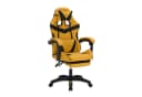HTI-Living Ergonomischer Gaming Stuhl mit Fußstütze Gelb Bild 3