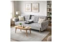 HTI-Living Schlafsofa Eris Velvet Grau mit Becherhalter Bild 4