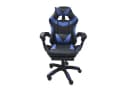 HTI-Living Bürostuhl Krit Eco Schwarz-Blau Kunstleder Bild 3