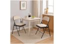 HTI-Living Klappstuhl 2er Set Beige Polyester Bild 2