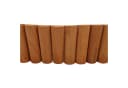 HTI-Living Beetumrandung Holz halbrund braun 240x15 cm Bild 3