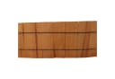HTI-Living Beetumrandung Holz halbrund braun 240x15 cm Bild 4