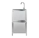 HTI-Living Outdoor-Küchenspüle mit Unterschrank Silber Bild 4