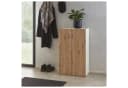 HTI-Living Mehrzweckschrank Kommode 3 Regalfächer Weiß Bild 3
