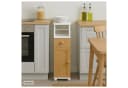 HTI-Living Beistellschrank auf Rollen Weiß Bild 3