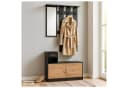 HTI-Living Garderoben-Set Dana mit Schuhschrank Schwarz Bild 1