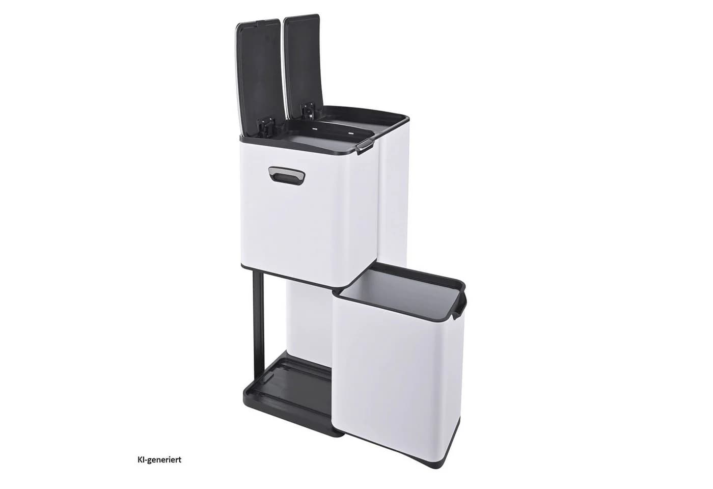 HTI-Living Mülltrennsystem Jannik Weiß 60 Liter - Bild 3