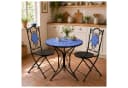 HTI-Living Bistro Set 3-tlg. Schwarz Metall Mosaik Motiv Bild 4