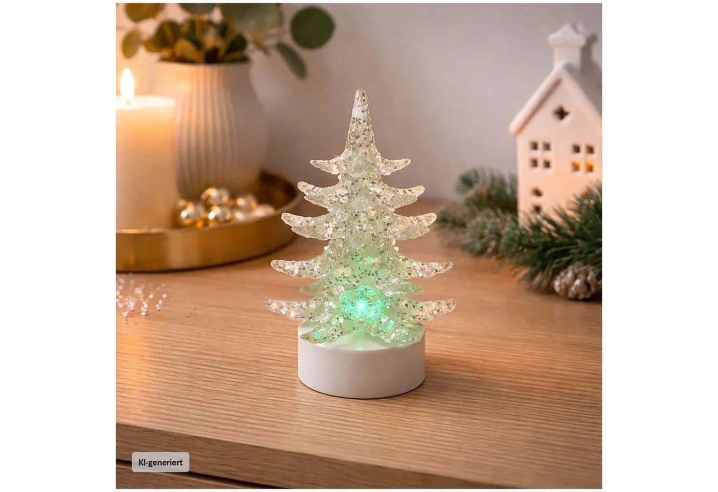 HTI-Living Weihnachtsbaum 6er Set klein mit LED-Beleuchtung - Bild 4