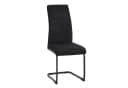 HTI-Living Esszimmerstuhl Schwingstuhl SallyP Schwarz Cordstoff Bild 1