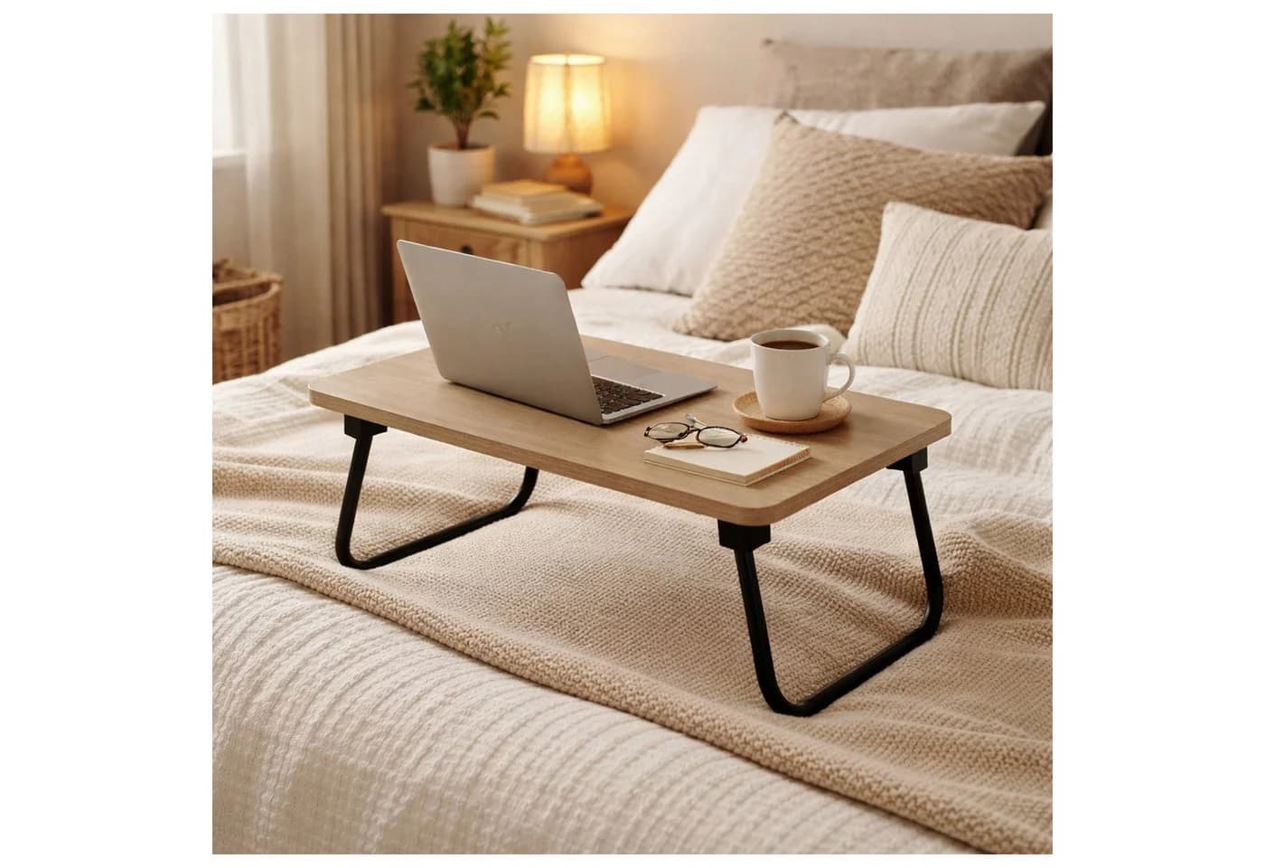 HTI-Living Laptoptisch Frühstückstablett fürs Bett Sonoma - Bild 2