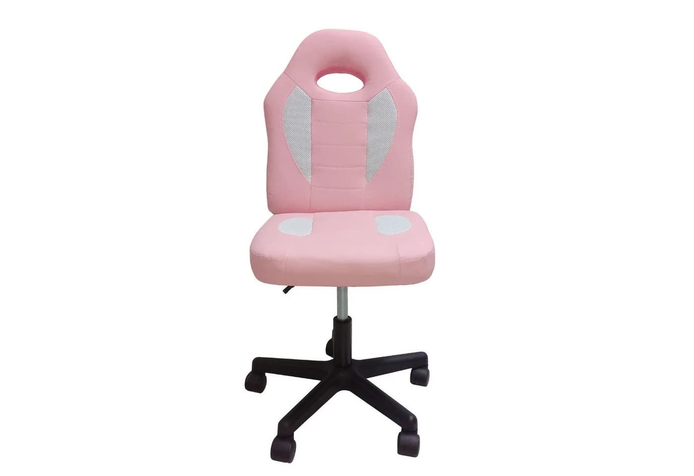 HTI-Living Schreibtischstuhl Rosa-Weiß Höhenverstellbar - Bild 3