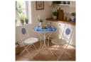 HTI-Living Gartentisch Metall Creme Santorin Bild 4