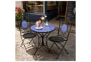 HTI-Living Gartentisch Metall Schwarz Mosaik Bild 5