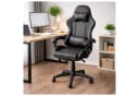 HTI-Living Schreibtischstuhl Schwarz Kunstleder Ergonomisch Bild 1
