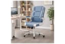 HTI-Living Schreibtischstuhl drehbar mit Wippfunktion Kunstleder Blau Bild 2