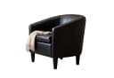 HTI-Living Cocktailsessel Cadogan Kunstleder Schwarz Bild 3