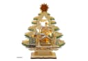 HTI-Living Schwibbogen LED Weihnachtsbaum mit Winterdorf Bild 1