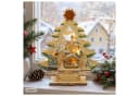HTI-Living Schwibbogen LED Weihnachtsbaum mit Winterdorf Bild 2