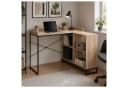 HTI-Living Eckschreibtisch mit Regal Cedrik Schwarz Bild 2