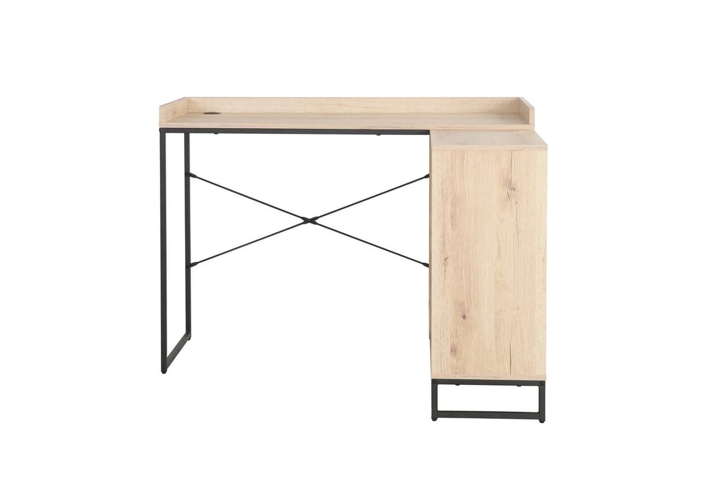 HTI-Living Eckschreibtisch mit Regal Cedrik Schwarz - Bild 3