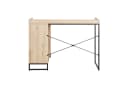 HTI-Living Eckschreibtisch mit Regal Cedrik Schwarz Bild 5