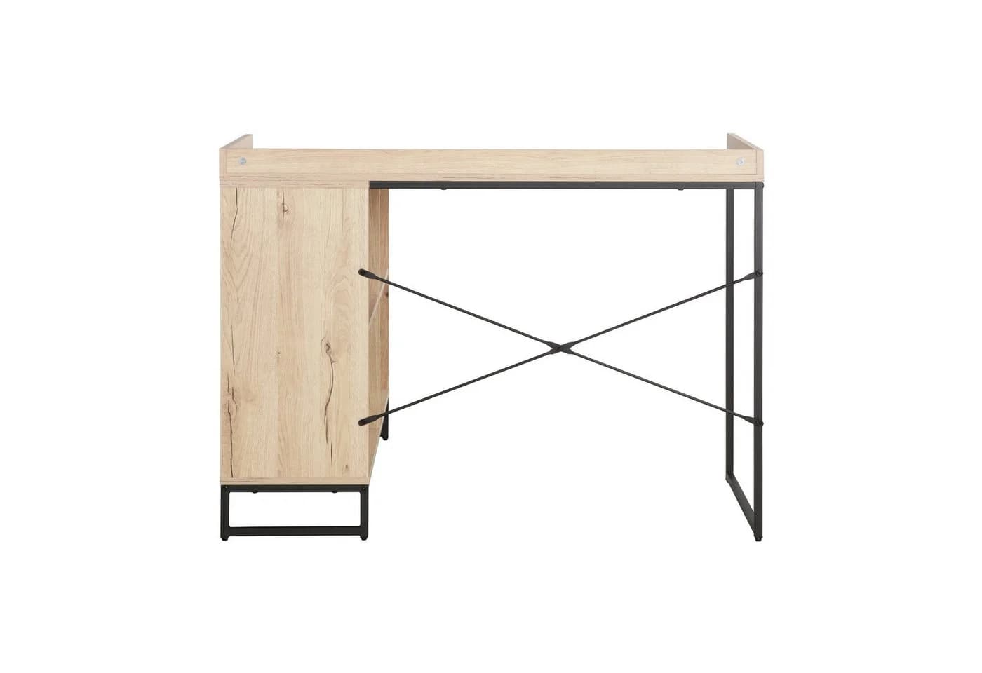 HTI-Living Eckschreibtisch mit Regal Cedrik Schwarz - Bild 5