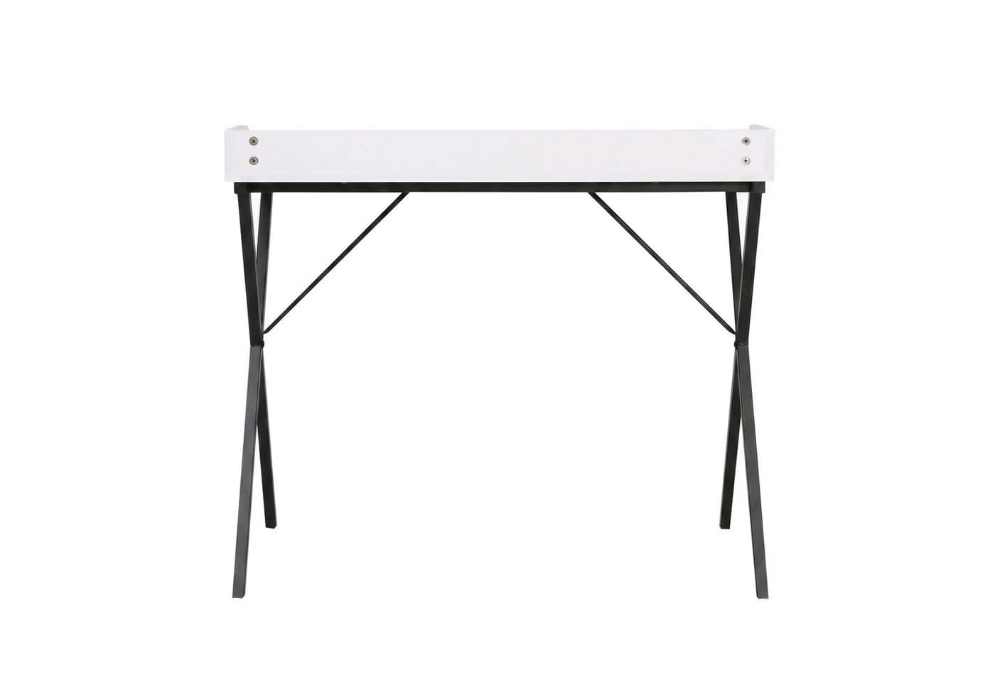 HTI-Living Schreibtisch Cedrik Weiß-Schwarz Modern Industrial - Bild 4