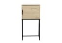 HTI-Living Konsolentisch Cedrik 40 cm mit Tür Schwarz Bild 1