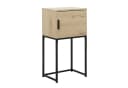 HTI-Living Konsolentisch Cedrik 40 cm mit Tür Schwarz Bild 3