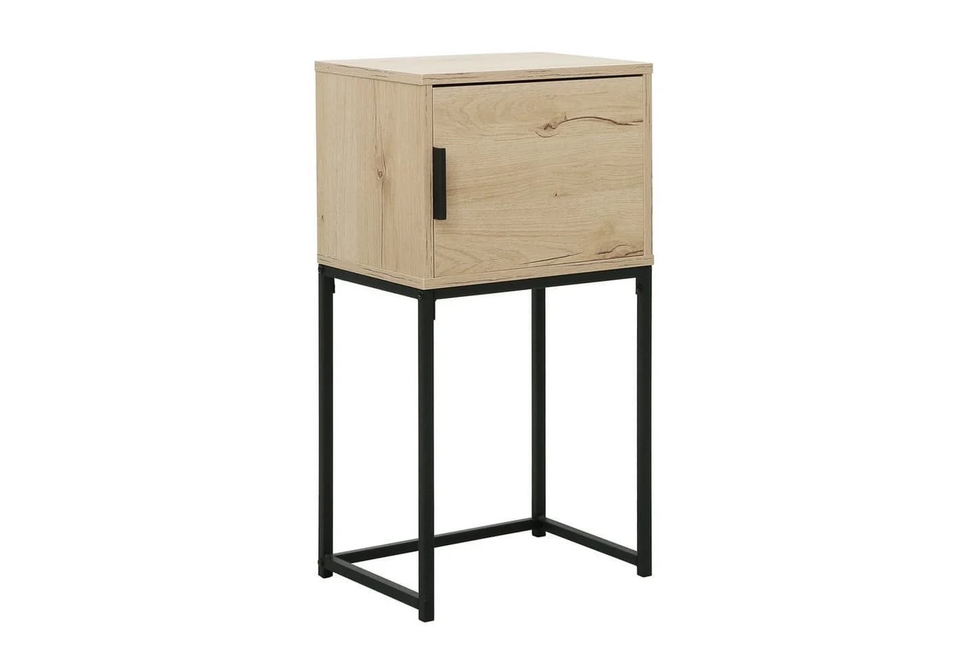 HTI-Living Konsolentisch Cedrik 40 cm mit Tür Schwarz - Bild 3