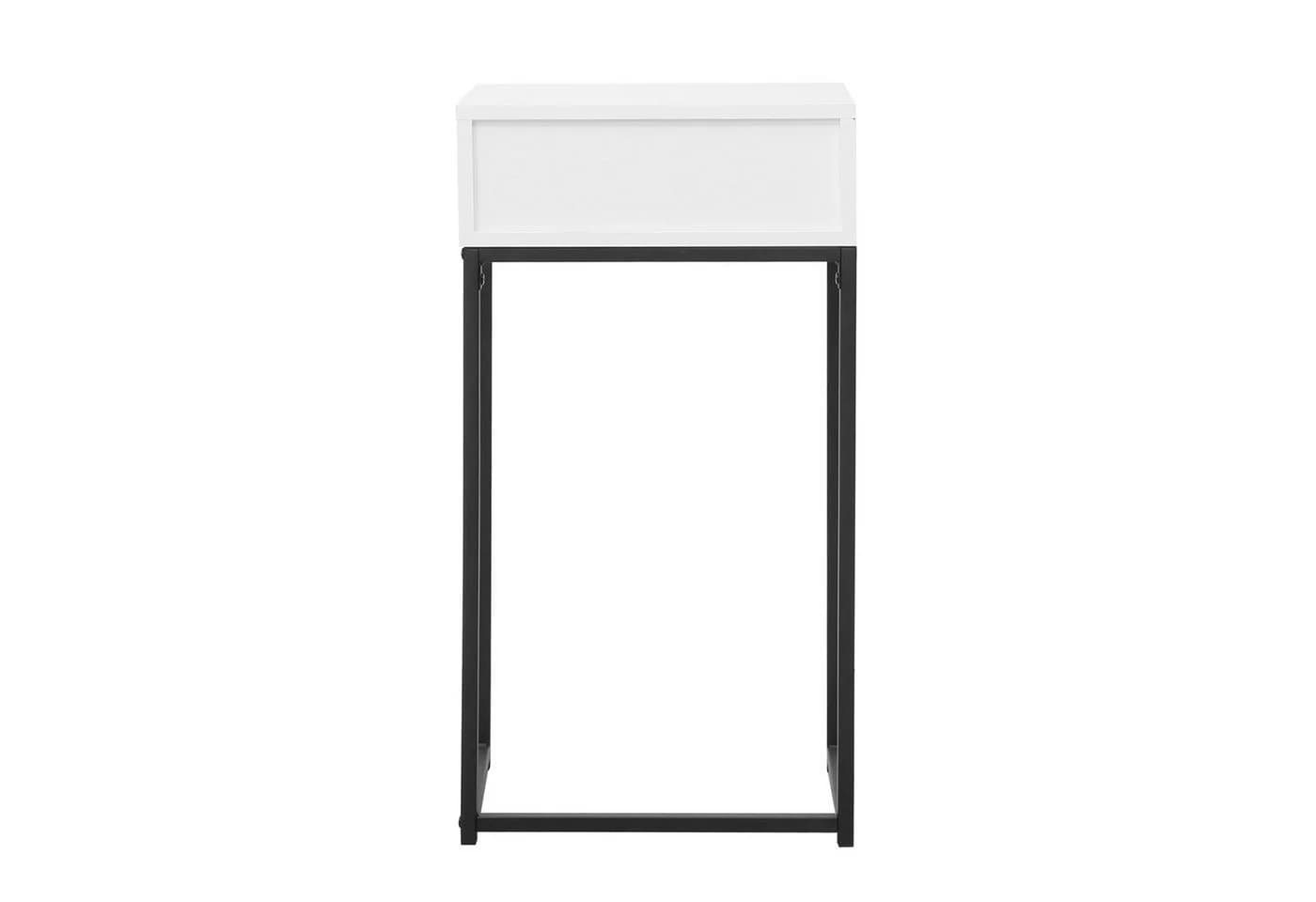 HTI-Living Konsolentisch Cedrik mit Schublade Weiß-Schwarz - Bild 4