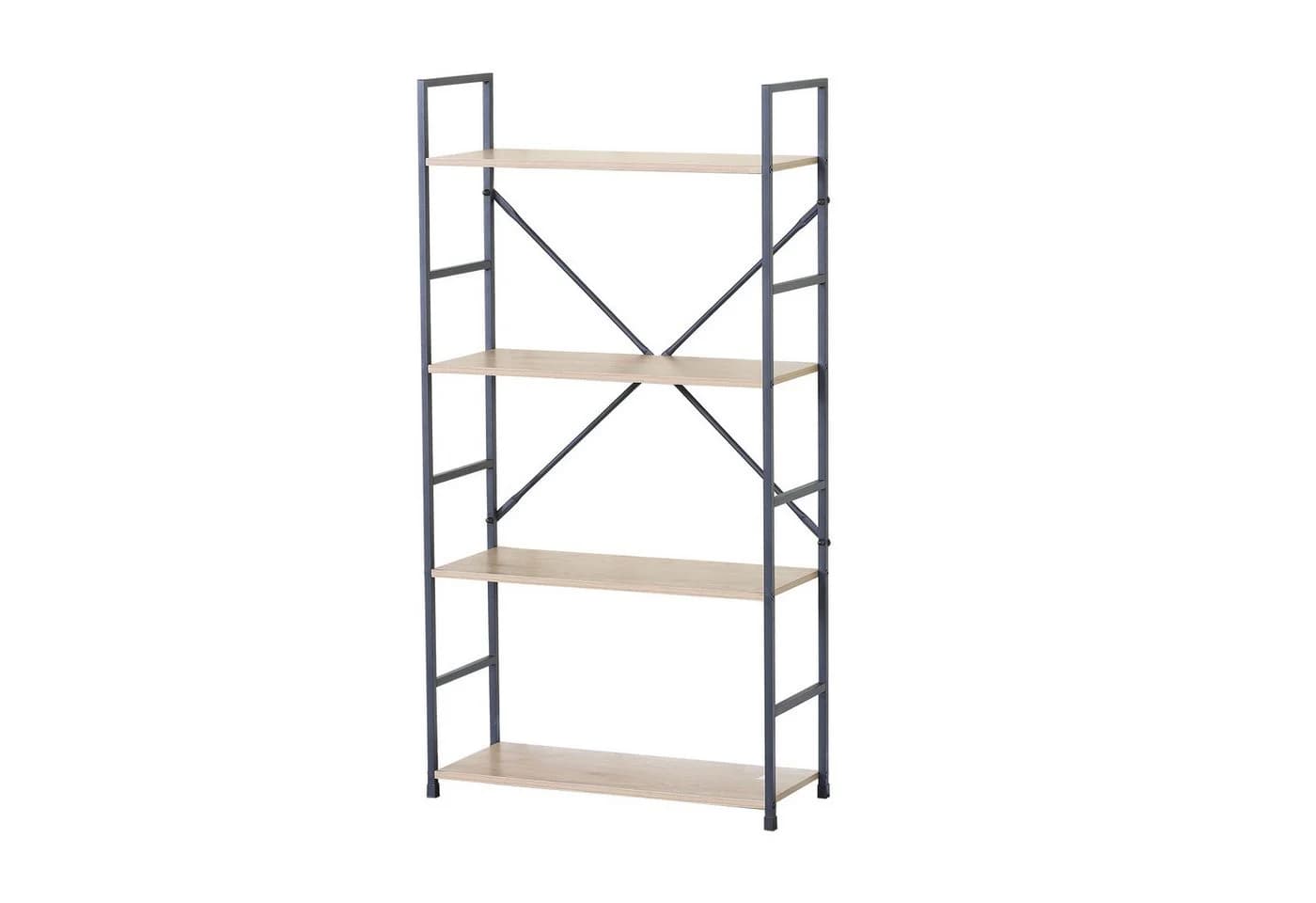 HTI-Living Standregal Elio Industrie-Design Stahl MDF
