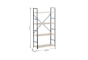 HTI-Living Standregal Elio Industrie-Design Stahl MDF Bild 4