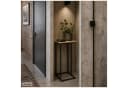 HTI-Living Beistelltisch C-Form Schwarz Artisaneiche Bild 1
