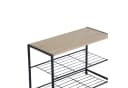 HTI-Living Schuhregal Modern Industriedesign Schwarz Sonoma Bild 5