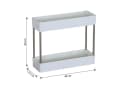 HTI-Living Küchenregal Standregal Weiß 2 Ablagen Modern Bild 3